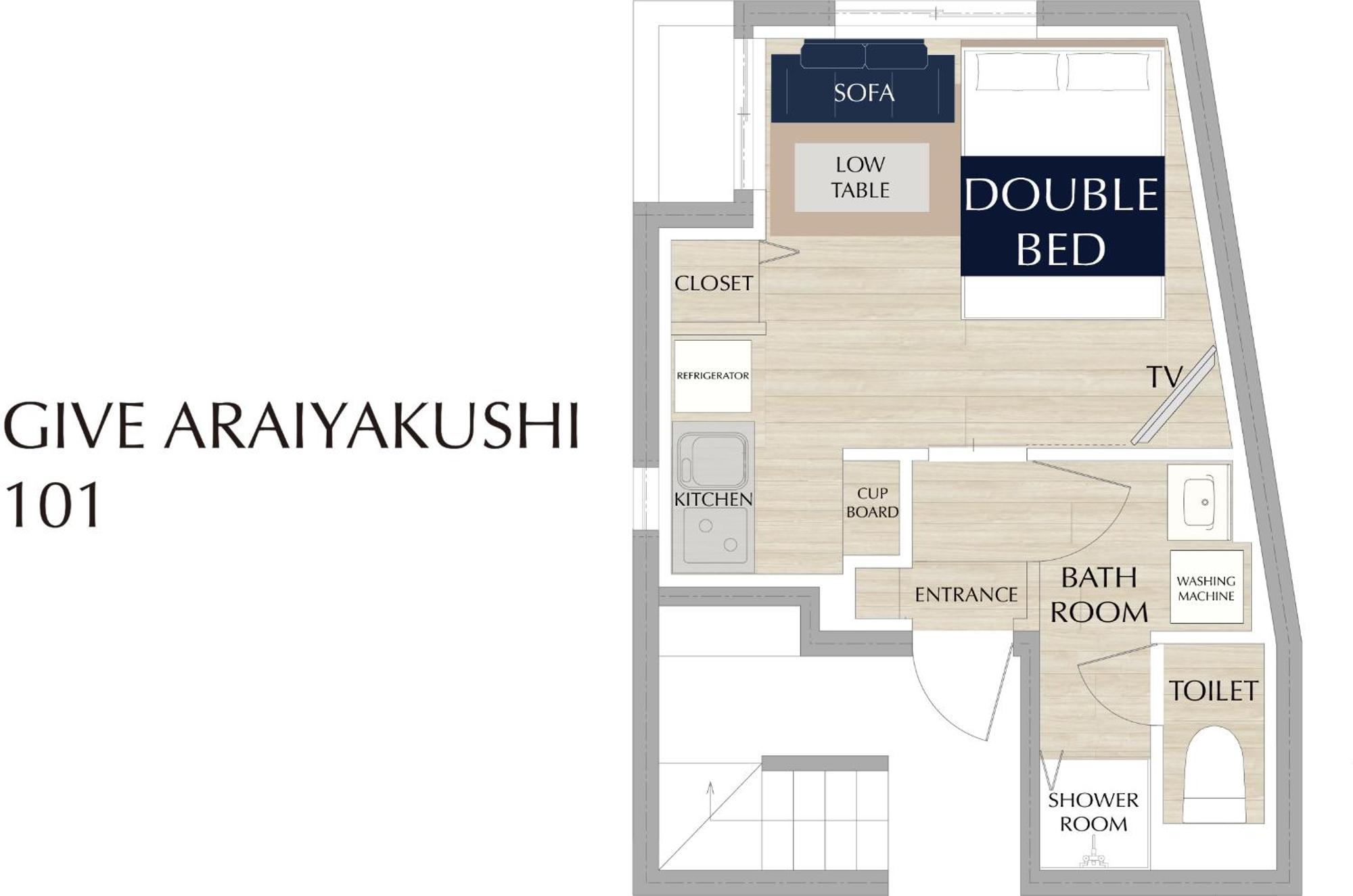 Give Araiyakushi Appartement *